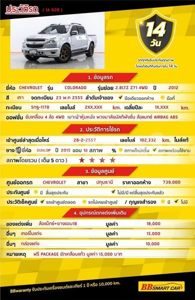 Big with watermark chevrolet colorado bangkok bangkok 63861