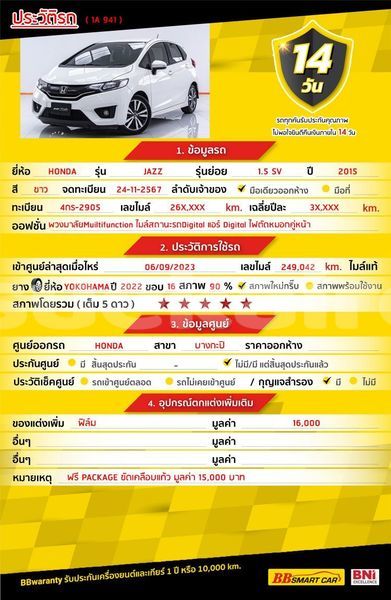 Big with watermark honda jazz bangkok bangkok 68640