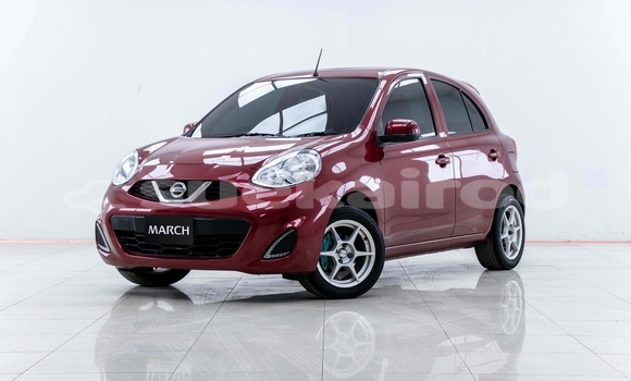 Buy Used Nissan March Red Car in Samut Sakhon in Samut Sakhon