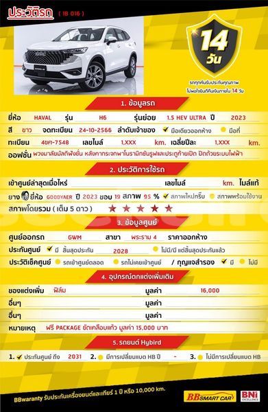 Big with watermark haval h6 bangkok bangkok 68904