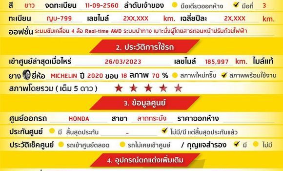 Buy Used Honda CR-V White Car in Bangkok in Bangkok Buy Used Honda CR-V White Car in Bangkok in Bangkok