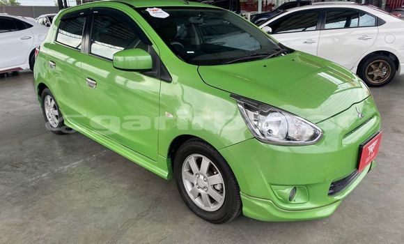 Buy Used Mitsubishi Mirage Green Car in Bangkok in Bangkok