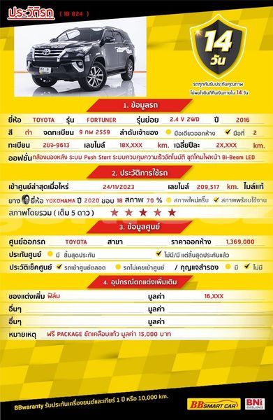Big with watermark toyota fortuner bangkok bangkok 71288