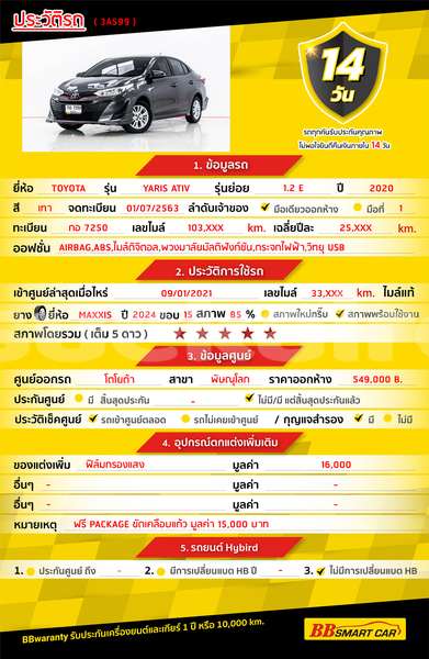 Big with watermark toyota yaris ativ bangkok bangkok 74650