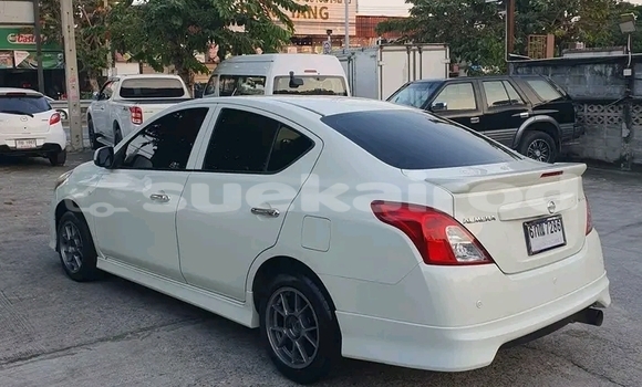 Buy Used Nissan Almera White Car in Chiang Kham in Phayao