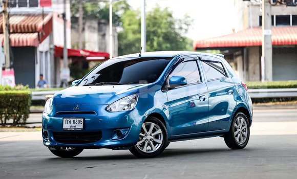 Buy Used Mitsubishi Mirage Blue Car in Bangkok in Bangkok