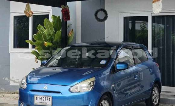 Buy Used Mitsubishi Mirage Blue Car in Bangkok in Bangkok