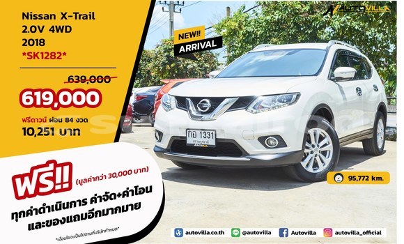 Buy Used Nissan X-Trail White Car in Bangkok in Bangkok