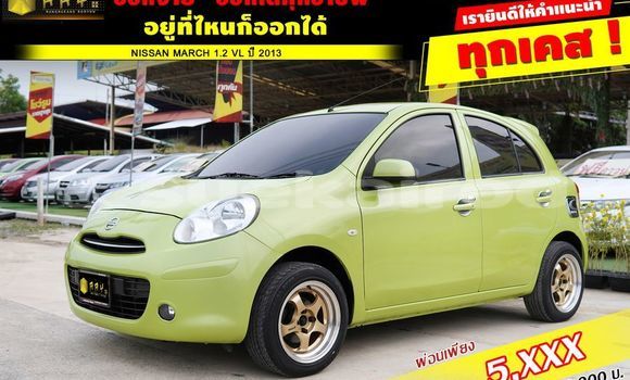 Buy Used Nissan March Green Car in Bangkok in Bangkok