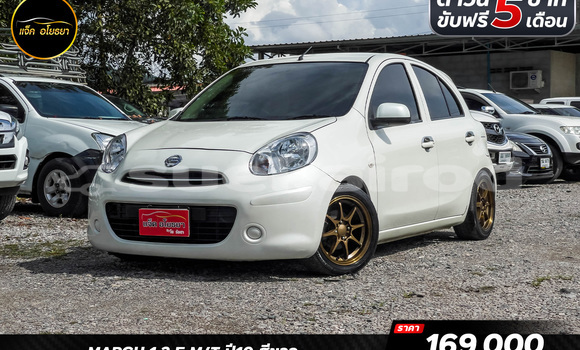 Buy Used Nissan March White Car in Bangkok in Bangkok