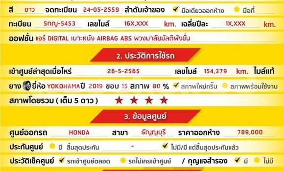 Buy Used Honda BR-V White Car in Bangkok in Bangkok Buy Used Honda BR-V White Car in Bangkok in Bangkok