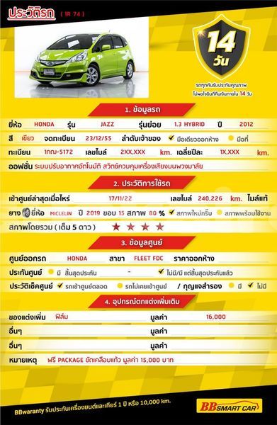 Big with watermark honda jazz bangkok bangkok 52988