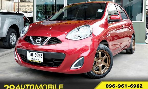 Buy Used Nissan March Red Car in Bangkok in Bangkok
