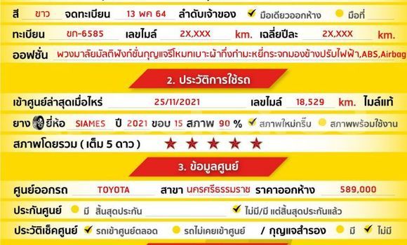 Buy Used Toyota Yaris Ativ White Car in Bangkok in Bangkok Buy Used Toyota Yaris Ativ White Car in Bangkok in Bangkok