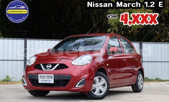 Buy Used Nissan March Red Car in Bangkok in Bangkok