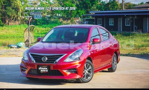 Buy Used Nissan Almera Red Car in Bangkok in Bangkok