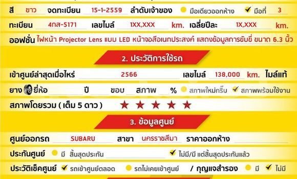 Buy Used Subaru XV White Car in Bangkok in Bangkok Buy Used Subaru XV White Car in Bangkok in Bangkok