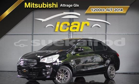 ซื้อ รถมือสอง Mitsubishi Attrage สีดำ รถยนต์ ใน %{เมือง} ใน ชลบุรี