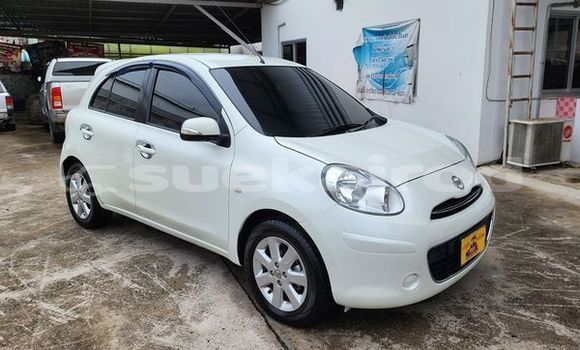 Buy Used Nissan March White Car in Surin in Surin